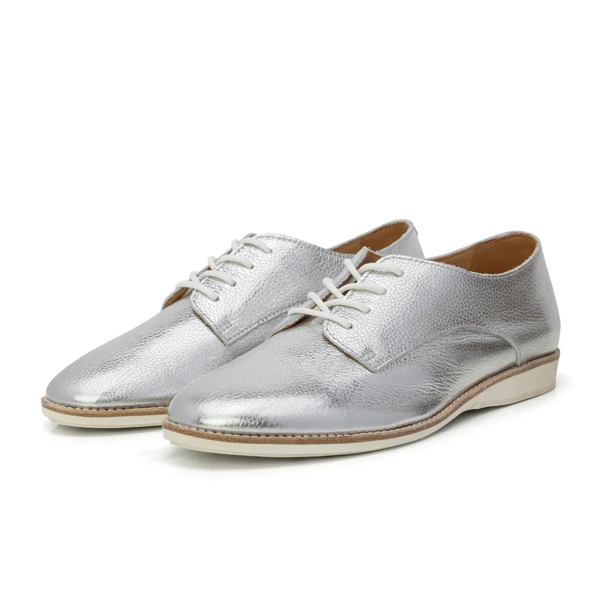 ROLLIE Derby Super Soft Shoe - Silver
