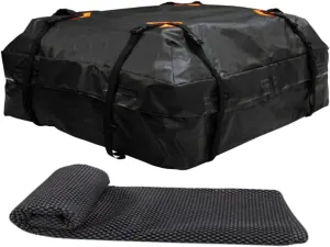 Rooftop Cargo Bag for Car 600d Oxford Waterproof Protection Non-Slip Mat Vehicle Cargo Carrier
