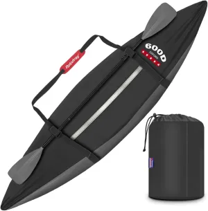 Rosefray 9.3-15 FT Kayak Cover, High-performance Marine kayak covers, Comfortable ShoulderStrap, Waterproof UV Resistant, Fade-Resistant Dustproof Fishing Boat Cover for Outdoor Storage