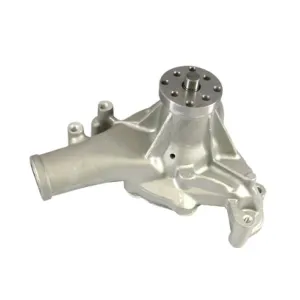 RPC R3951 Aluminum Long-Style Water Pump, Fits Chevy SB - Satin