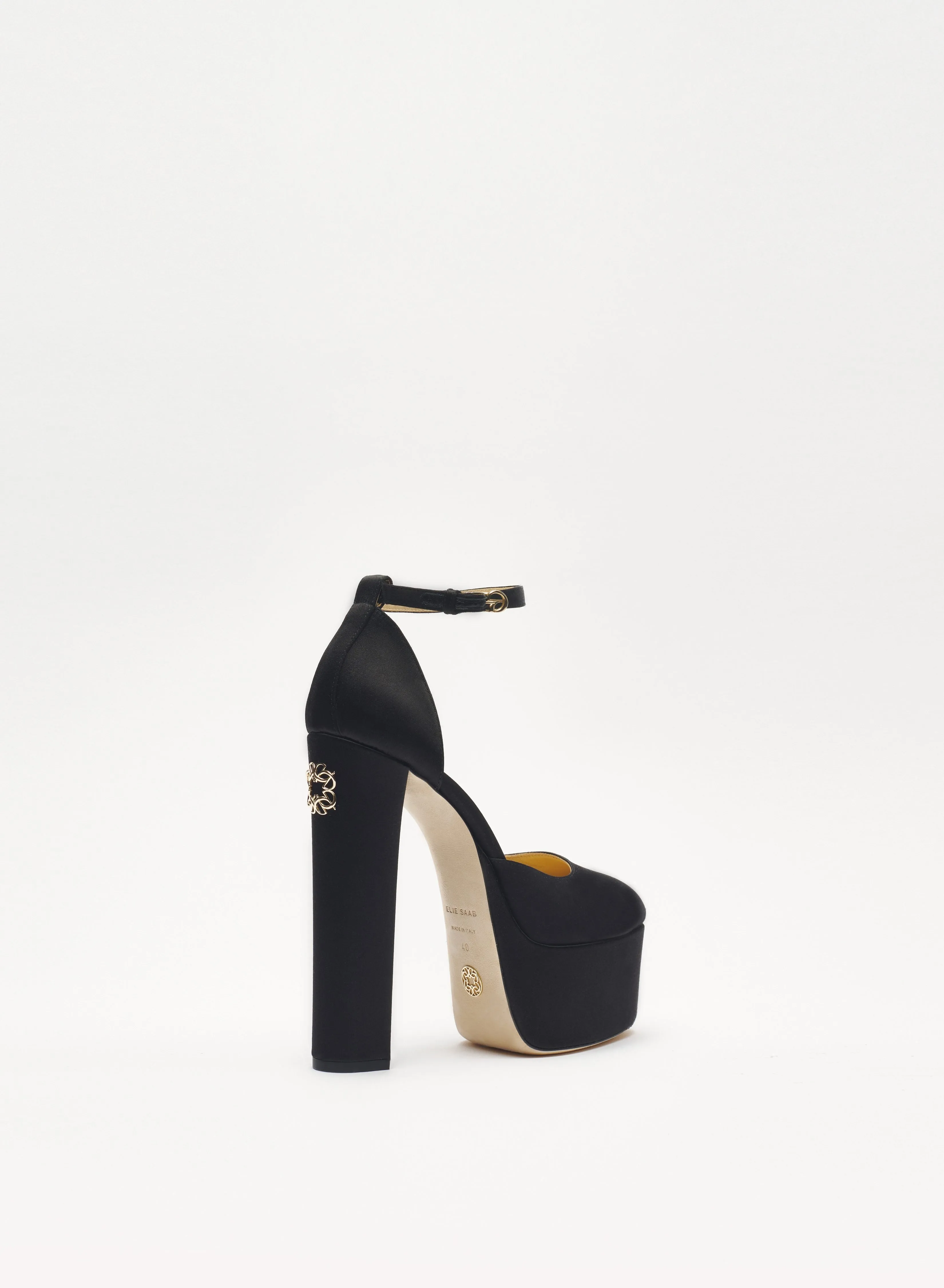 Satin Platform Pump