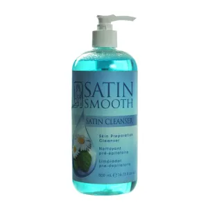 Satin Smooth Satin Cleanser Skin Preparation Cleanse 16.9 fl oz / 500 mL