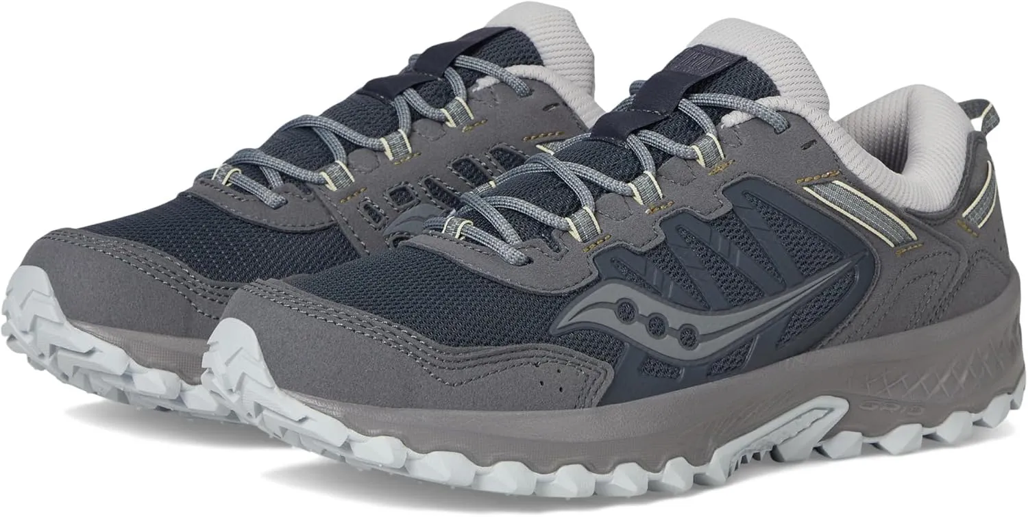 Saucony Unisex Grid Peak Sneaker, Dark Grey/Grey, 14 US Men