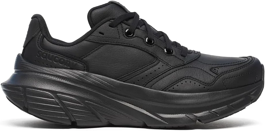 Saucony Women's Guide Metro LE Sneaker, Triple Black, 11.5 X-Wide