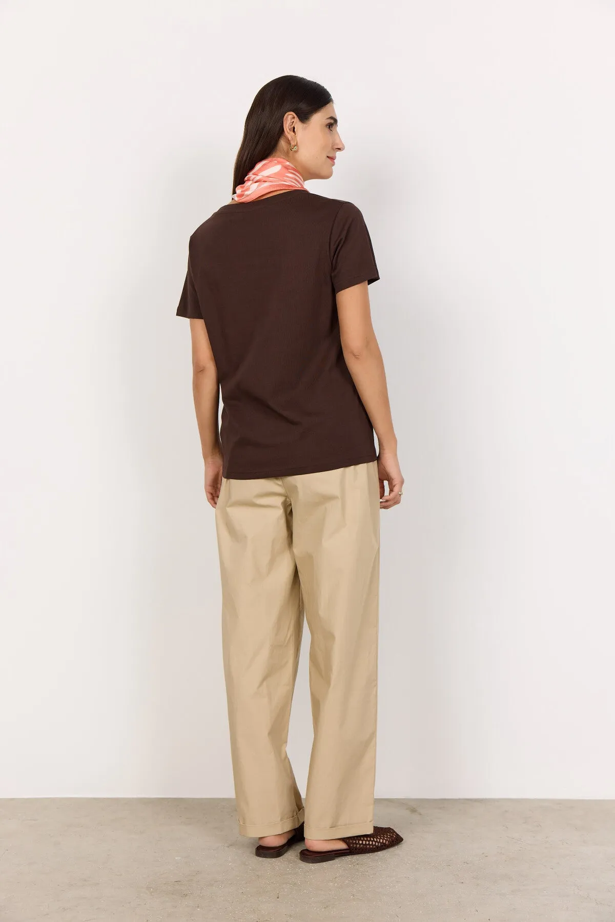 SC-DERBY 1 T-shirt Dark brown