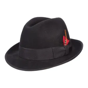 Scala Uptown Short Brim Wool Fedora