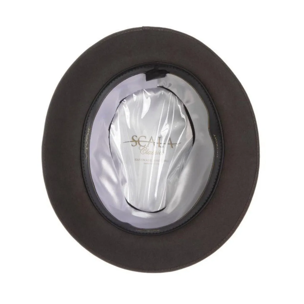 Scala Uptown Short Brim Wool Fedora