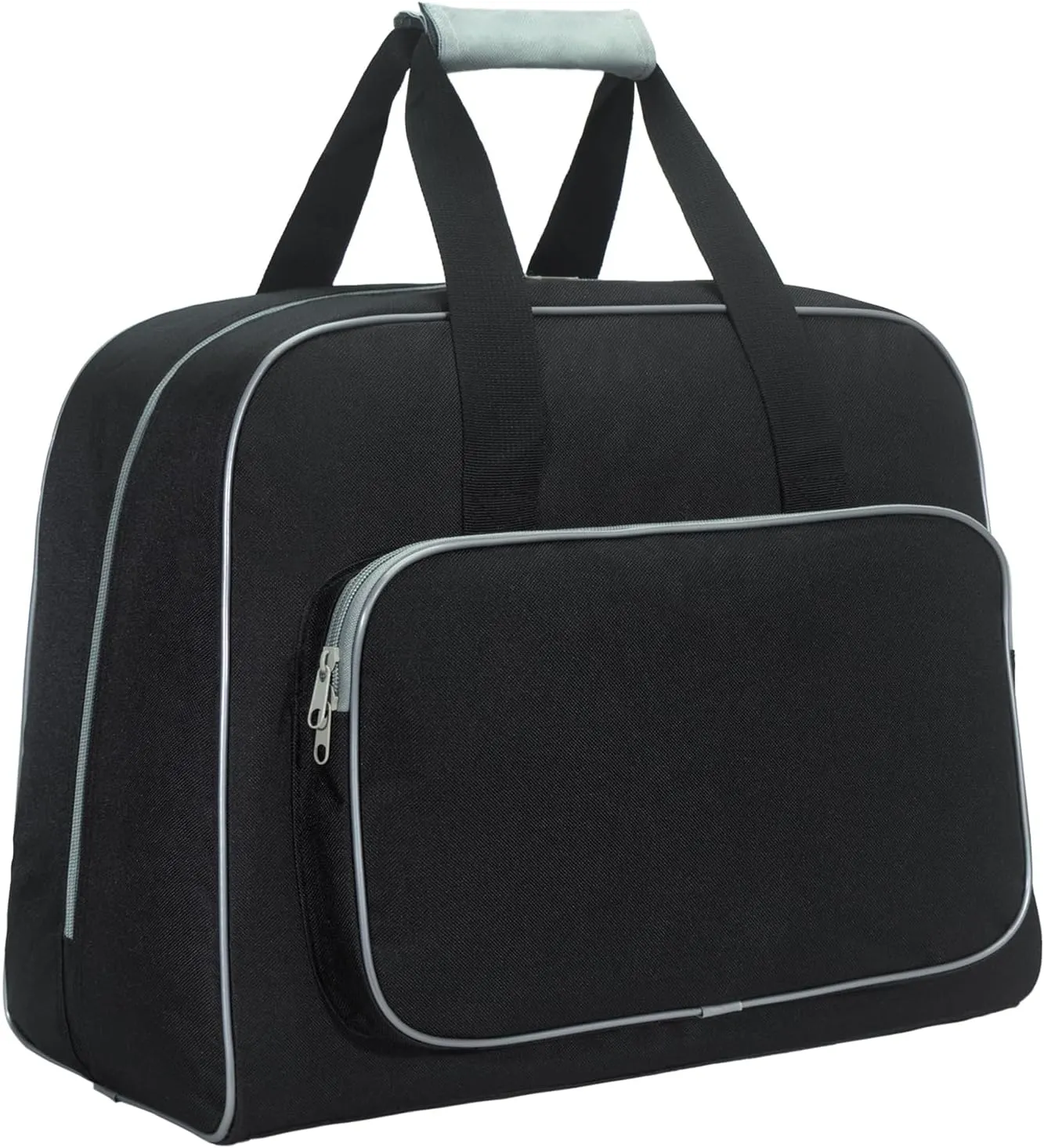Sewing Machine Carrying Case - Portable Storage Organizer for Tools Threads & Scissors | Durable Travel-Friendly Design for Home Sewing Projects & Craft Storage (Deep grey)