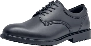 Shoes for Crews Cambridge Men's Uniform Dress Work Shoes, Oxford Shoes, Slip Resistant, Water Resistant, Black, 12 M