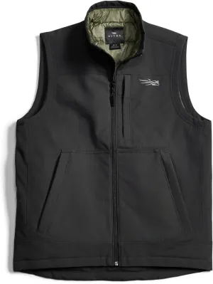 SITKA Gear Mens Grindstone Insulated Outdoor Vest - Obsidian, Small