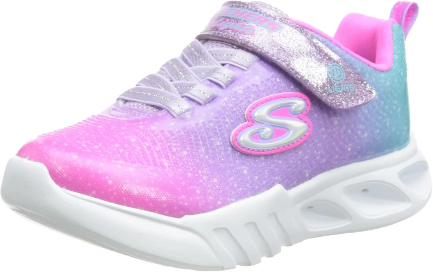 Skechers Girl's Flicker Flash-Ombre Dreamer Sneaker