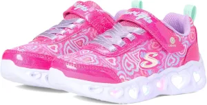 SKECHERS Girl's Heart Lights-Boogie Love Sneaker