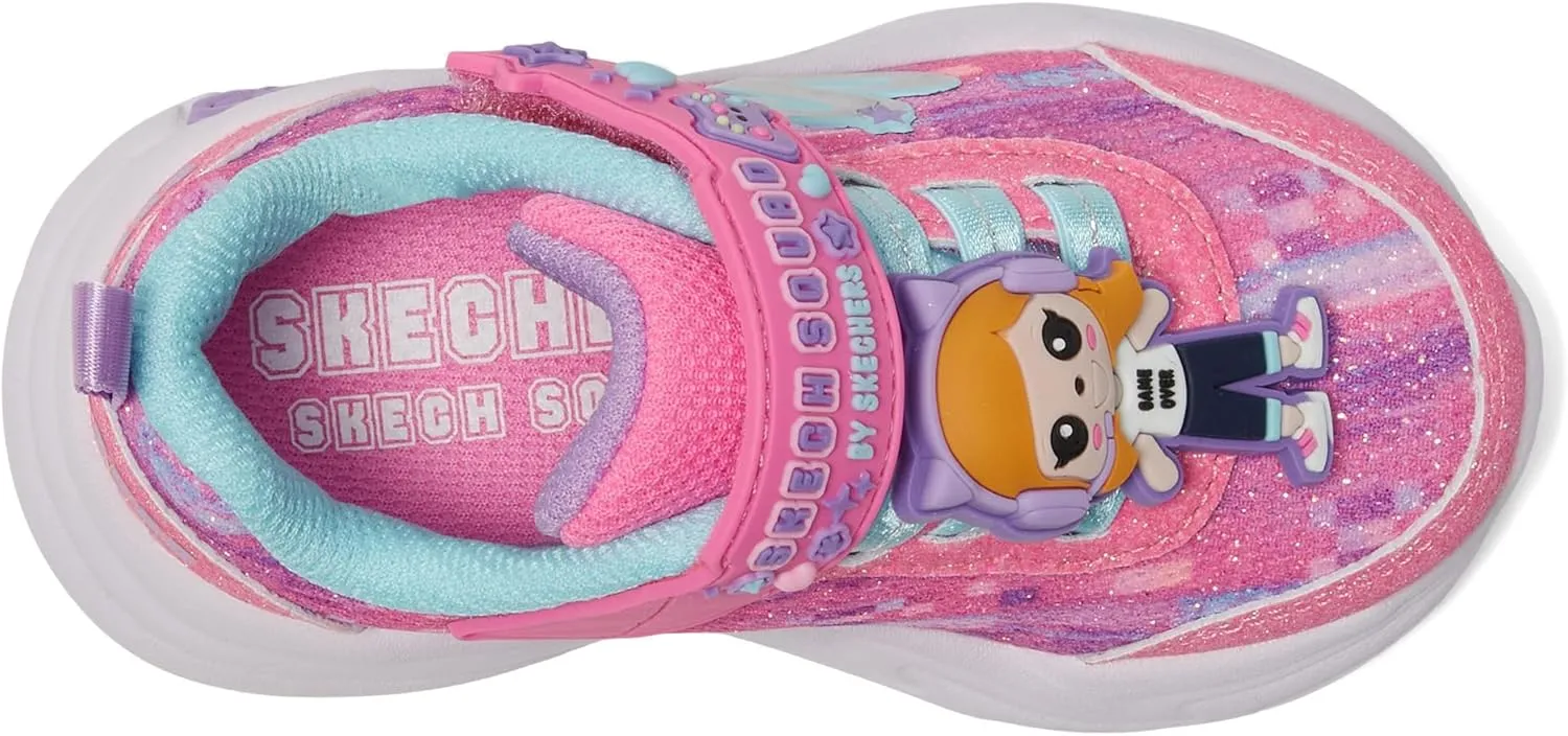 Skechers Girl's Snuggle Sneaks-Skech Squad Sneaker
