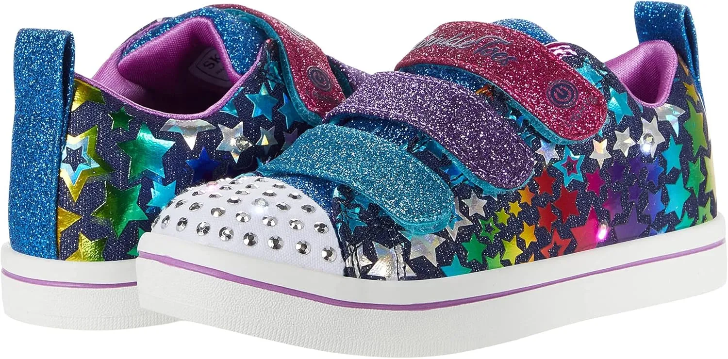 Skechers Girl's Sparkle Rayz-Star Blast Sneaker