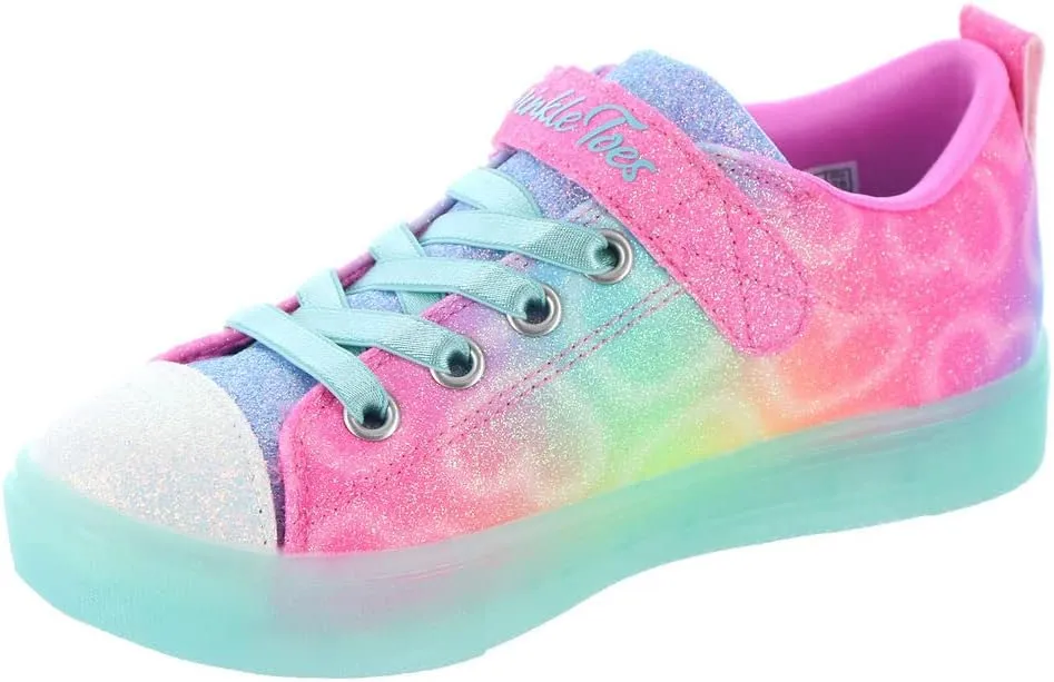 Skechers Girl's Toes Twinkle Sparks Ice-Dreamsic Sneaker