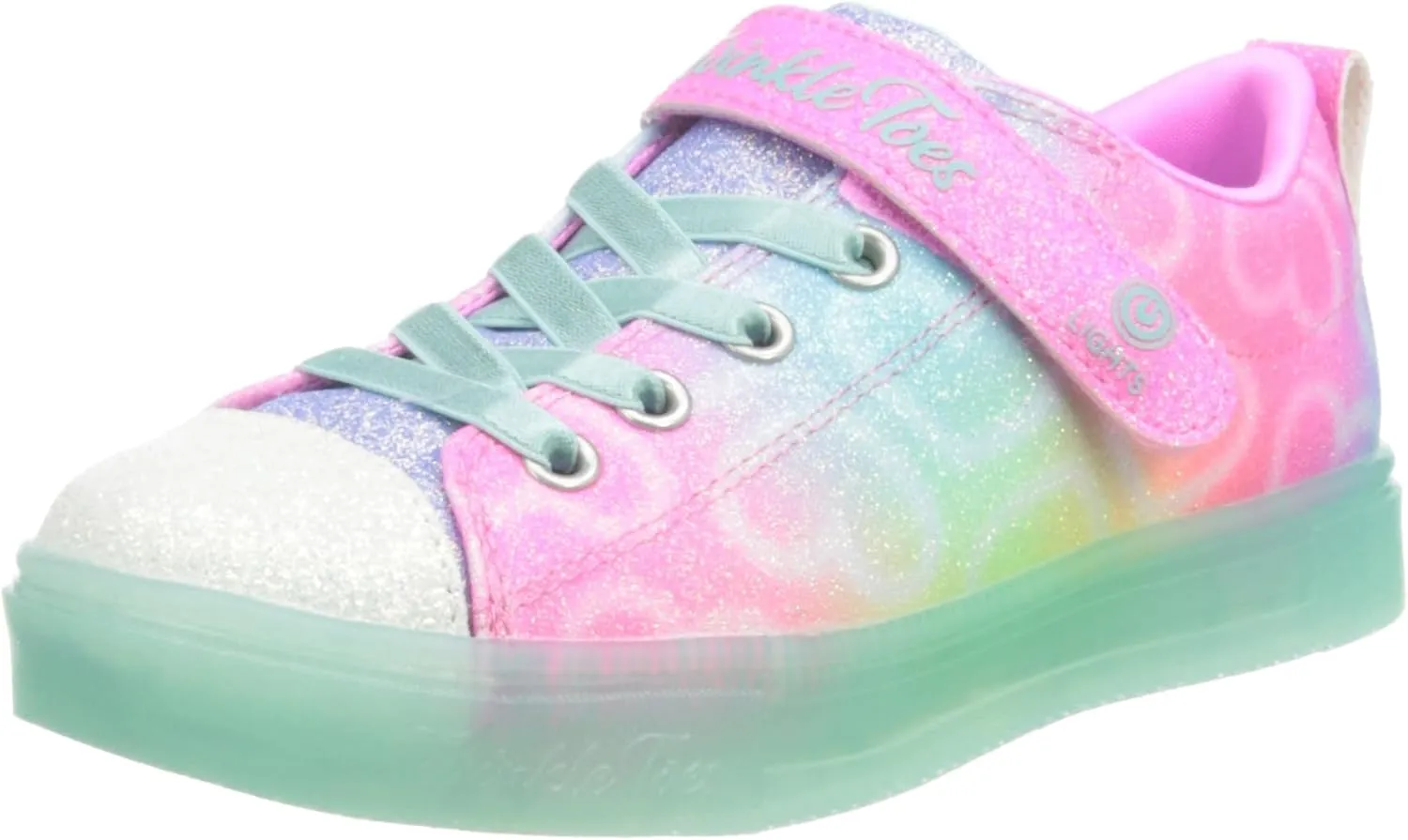 Skechers Girl's Toes Twinkle Sparks Ice-Dreamsic Sneaker