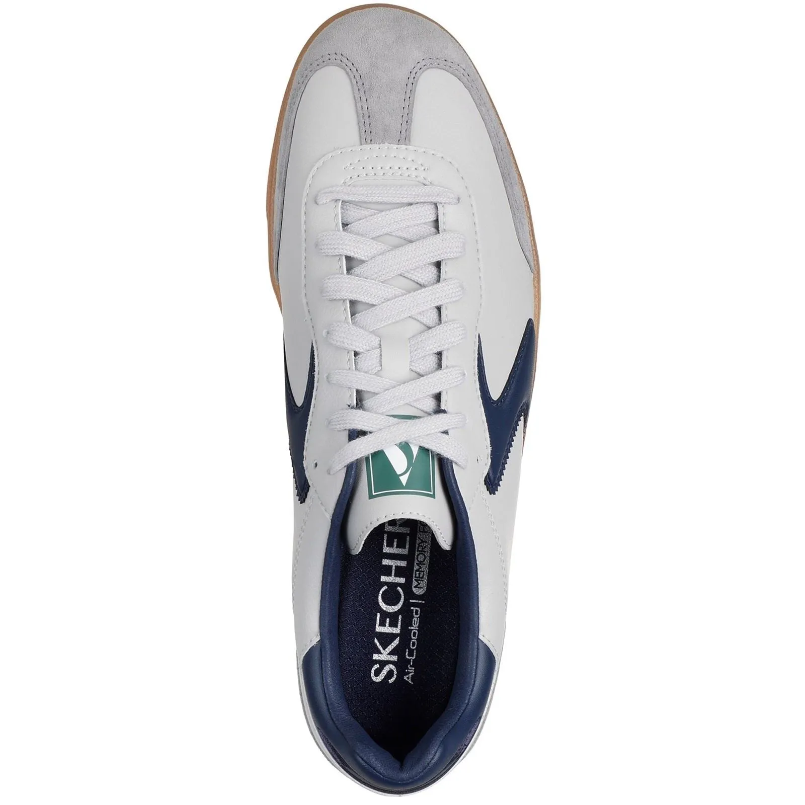 Skechers Hotshot Pyke Synthetic Men's Grey/Navy Trainers