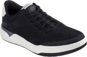 Skechers USA Men's Men's Corliss-Dorset Sneaker, Black, 10.5
