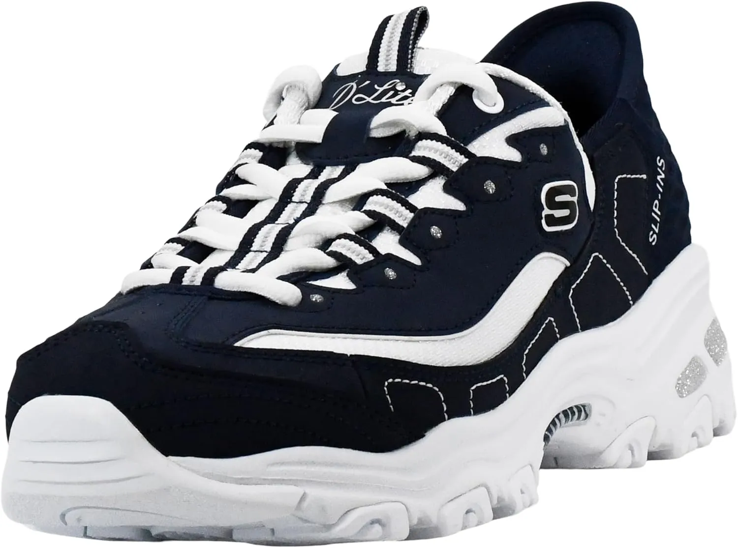 Skechers Women's D'Lites New Scene Hands Free Slip-Ins Sneaker