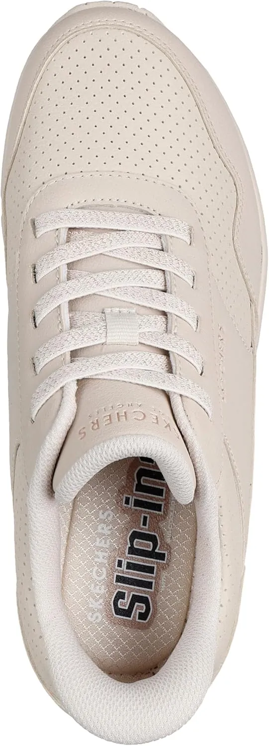 Skechers Women's Uno-Banksia Luxe Hands Free Slip-ins Sneaker
