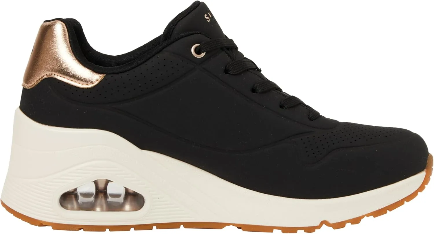 Skechers Women's Uno Wedge-Hi Steps Sneaker