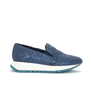SLIP ON MANDY METAL METAL AZZURRO