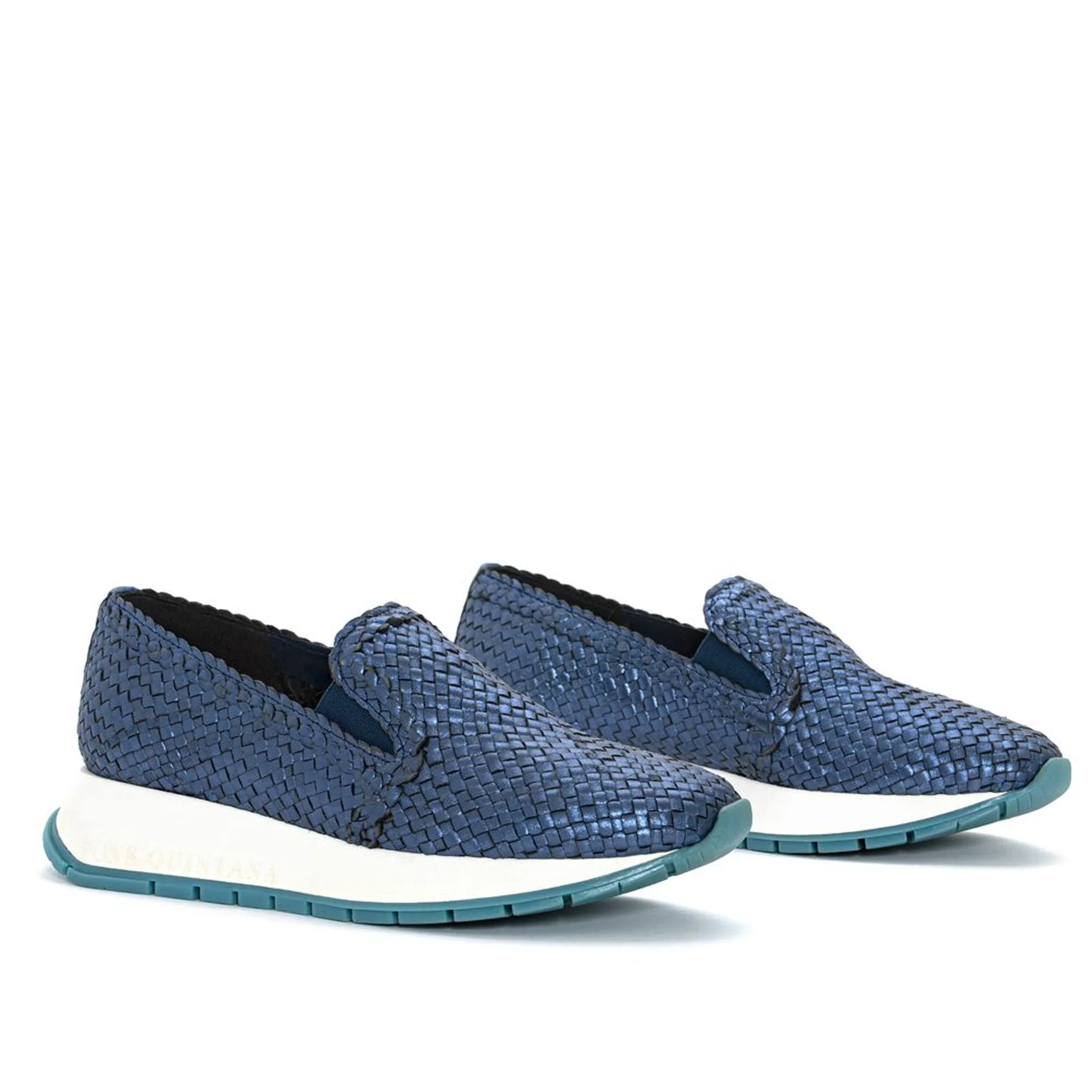 SLIP ON MANDY METAL METAL AZZURRO