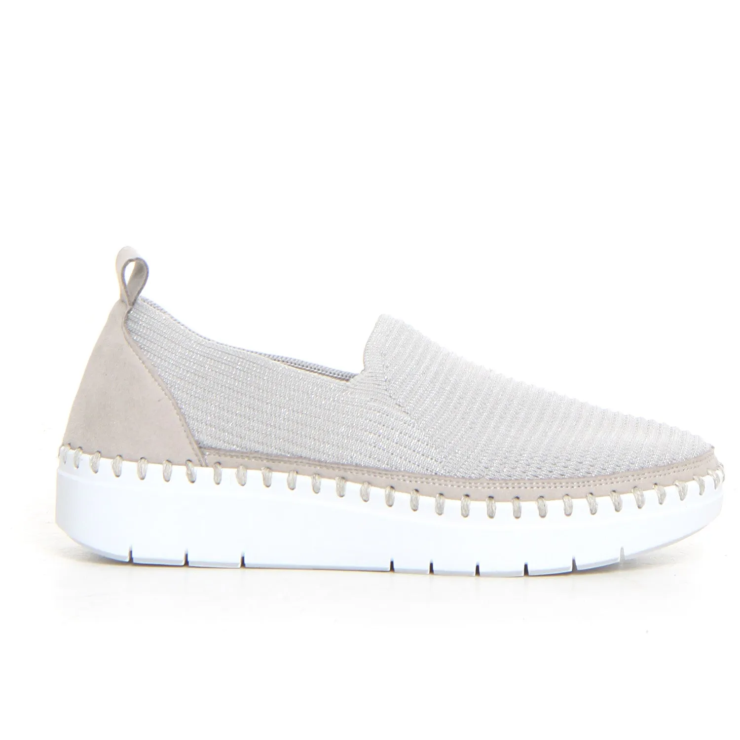 Sneaker slip on con platform