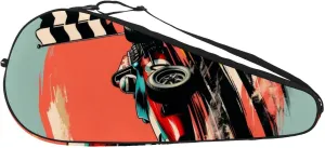 Sparrow Birds Flock on Power Line Wires Racquet Tennis Bag Lightweight Racquet Holder for Beginner Tennis Players