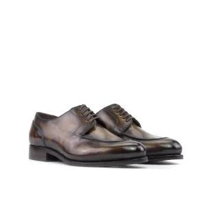 Split Toe Derby in Tobacco Museum Patina Box Calf