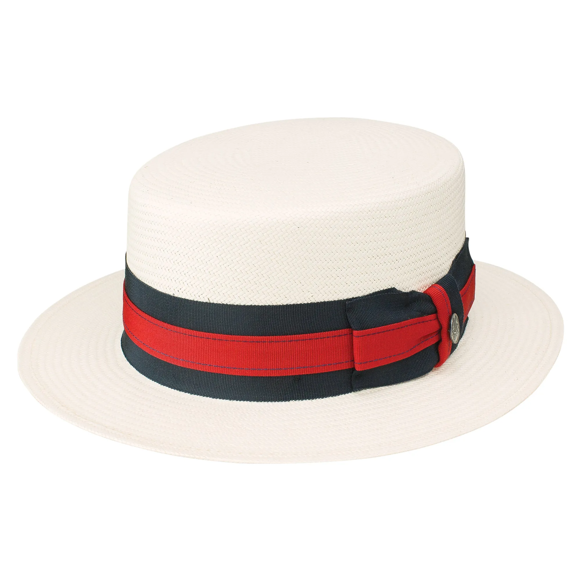 Stetson Keeneland Shantung Straw Boater Hat