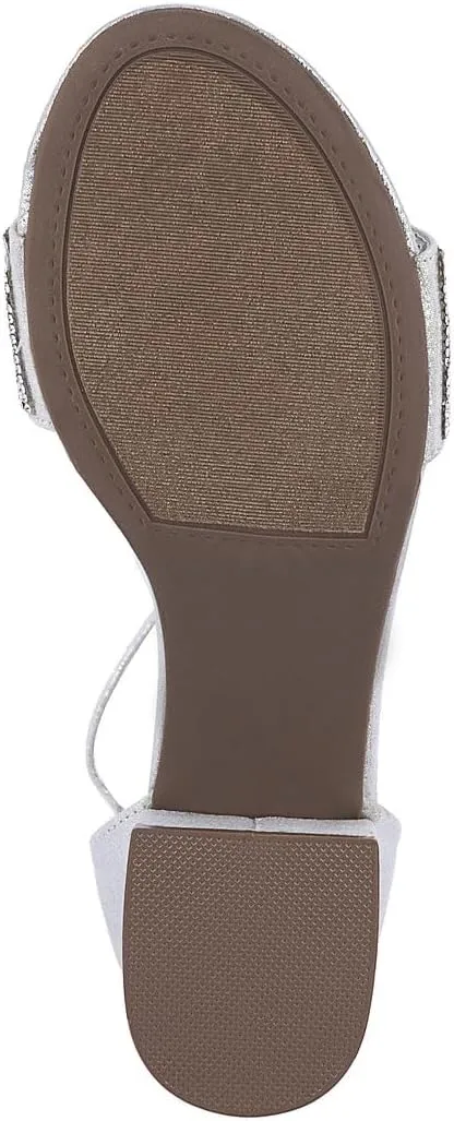 Sugar Women's Block Heel Sandals – Open Toe, Ankle Strap, Comfortable Dress Shoes for Weddings & Casual Wear