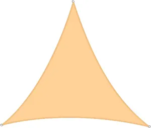 Sun Shade Sail Canopy 7x7x7ft, Sunshade Sail Triangle, Shade Canopy Waterproof, Canopy Covering, UV Protection, Resistant Tear, for Backyard Lawn Garden Outdoor Activities