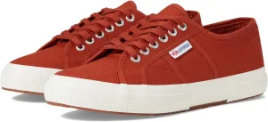 Superga 2750 COTU Classic Sneaker - Unisex Sneakers - Soft Textile Lining - Cushioned Footbed - Metal Eyelets Brown Piquant/Full Avorio EU 37.5 (US Men's 5.5, Women's 7) Medium