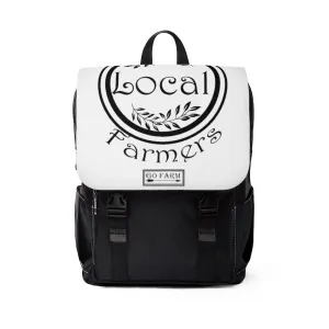 Support Local Farmers Unisex Casual Shoulder Backpack