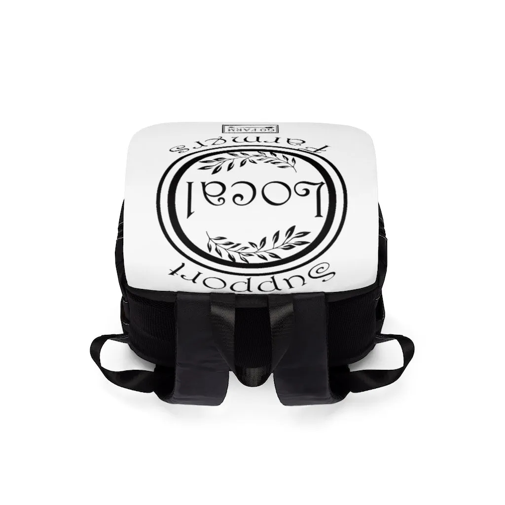 Support Local Farmers Unisex Casual Shoulder Backpack
