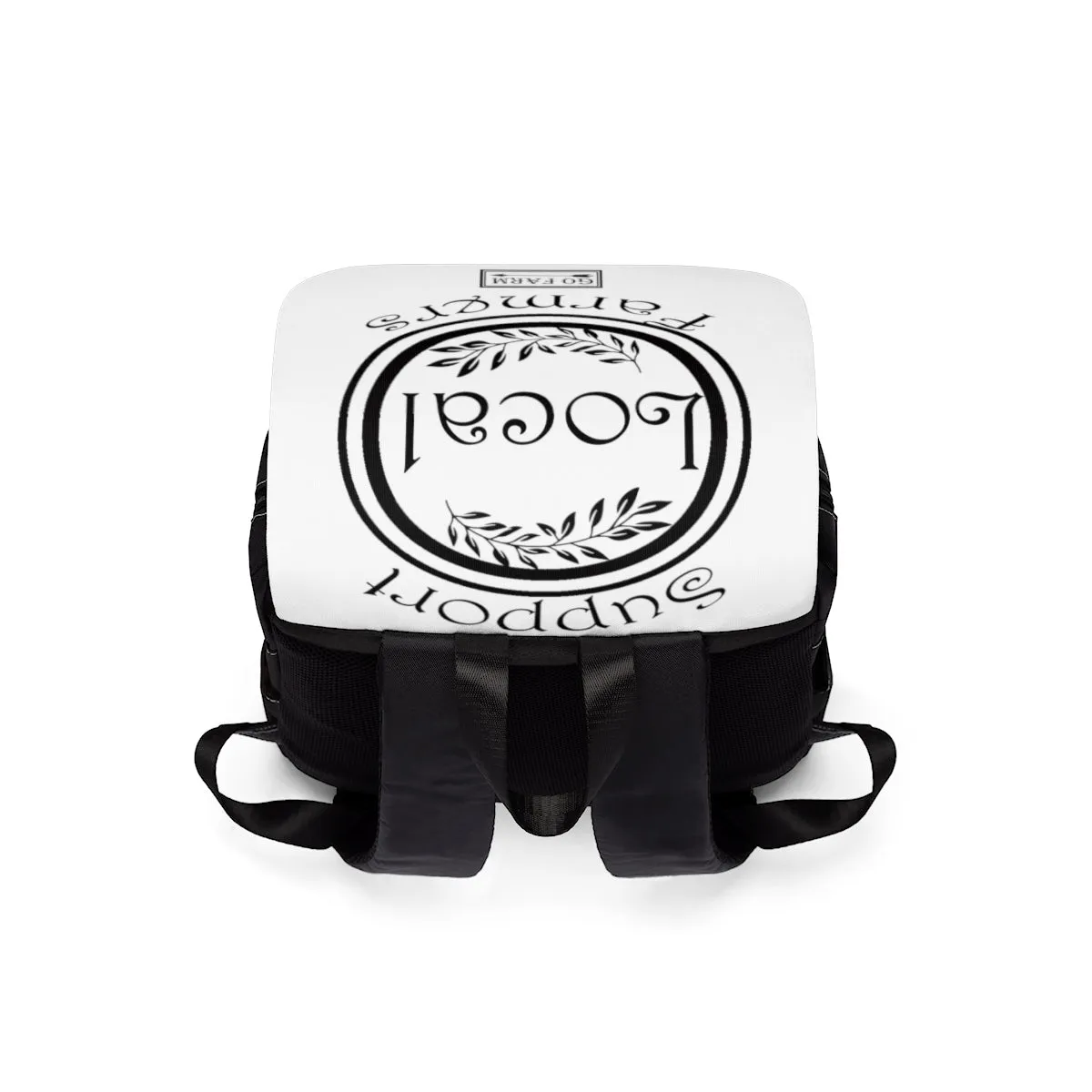 Support Local Farmers Unisex Casual Shoulder Backpack