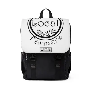 Support Local Farmers Unisex Casual Shoulder Backpack