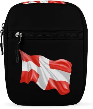 Switch Flag Small Crossbody Bags Mini Shoulder Bag Travel Messenger Bag for Men Women