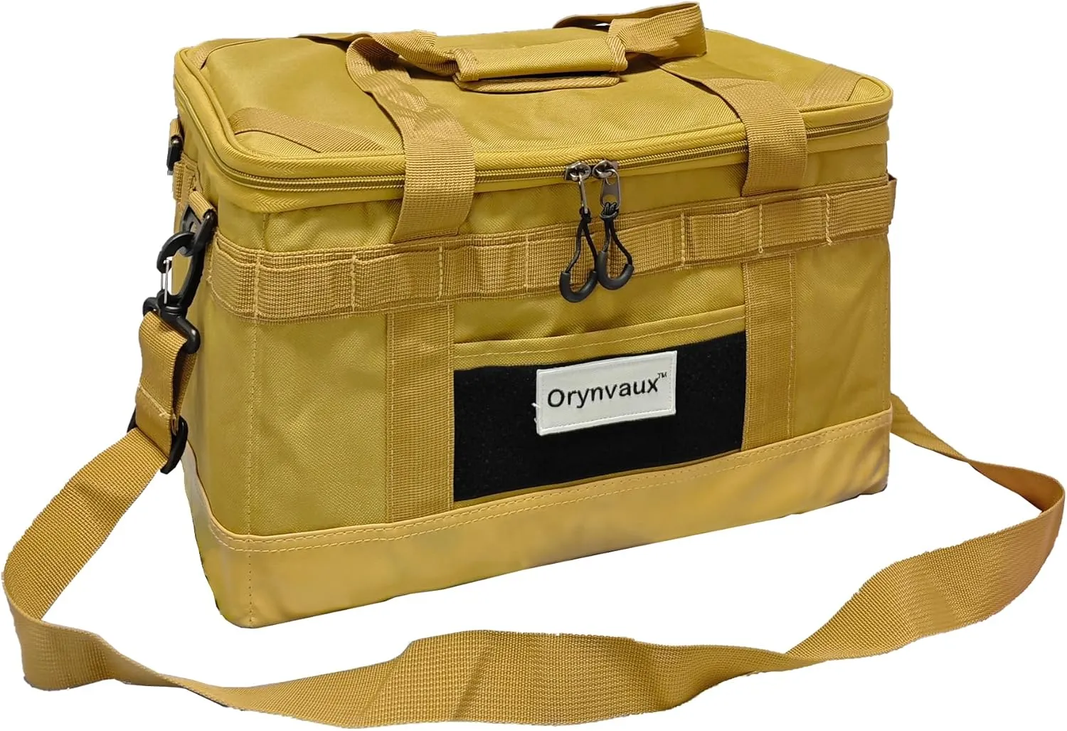 Tactical Camping Storage Bag - Wear-Resistant and Water-Resistant 600D Oxford Fabric, Upgraded Non-Slip and Wear-Resistant PU Bottom, DIY Area, Soft Bag Design Provides More Flexible Storage Space