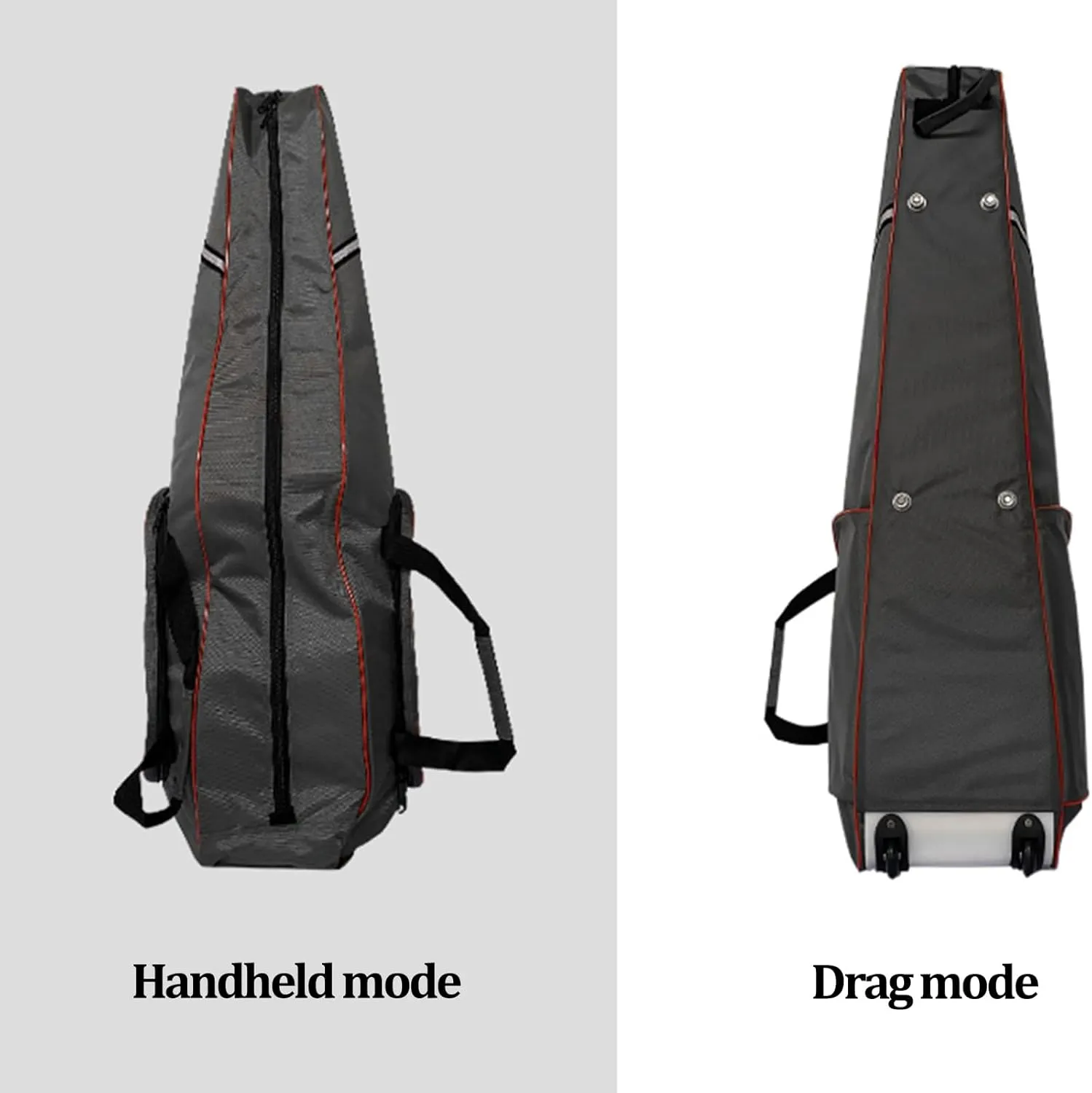 TBQATNTS Fencing Sword Bag, Fencing Bag with Wheels - Draw-bar Rolling Fencing Bag,1680D Oxford Cloth - Waterproof and Durable,Lightweight and Easy to Maneuver for Various Equipment,Sky Blue