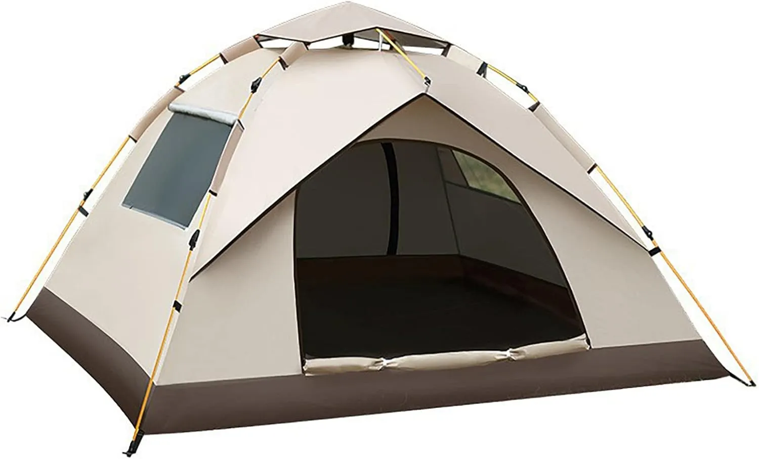 Tent for Camping 2 Person Portable, Backpacking Tent Lightweight Waterproof, Tent for Backyard Shade, with Carry Bag, Windproof Ropes, All Seasons, for Beach Tailgate