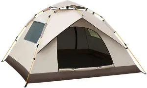 Tent for Camping 2 Person Portable, Backpacking Tent Lightweight Waterproof, Tent for Backyard Shade, with Carry Bag, Windproof Ropes, All Seasons, for Beach Tailgate