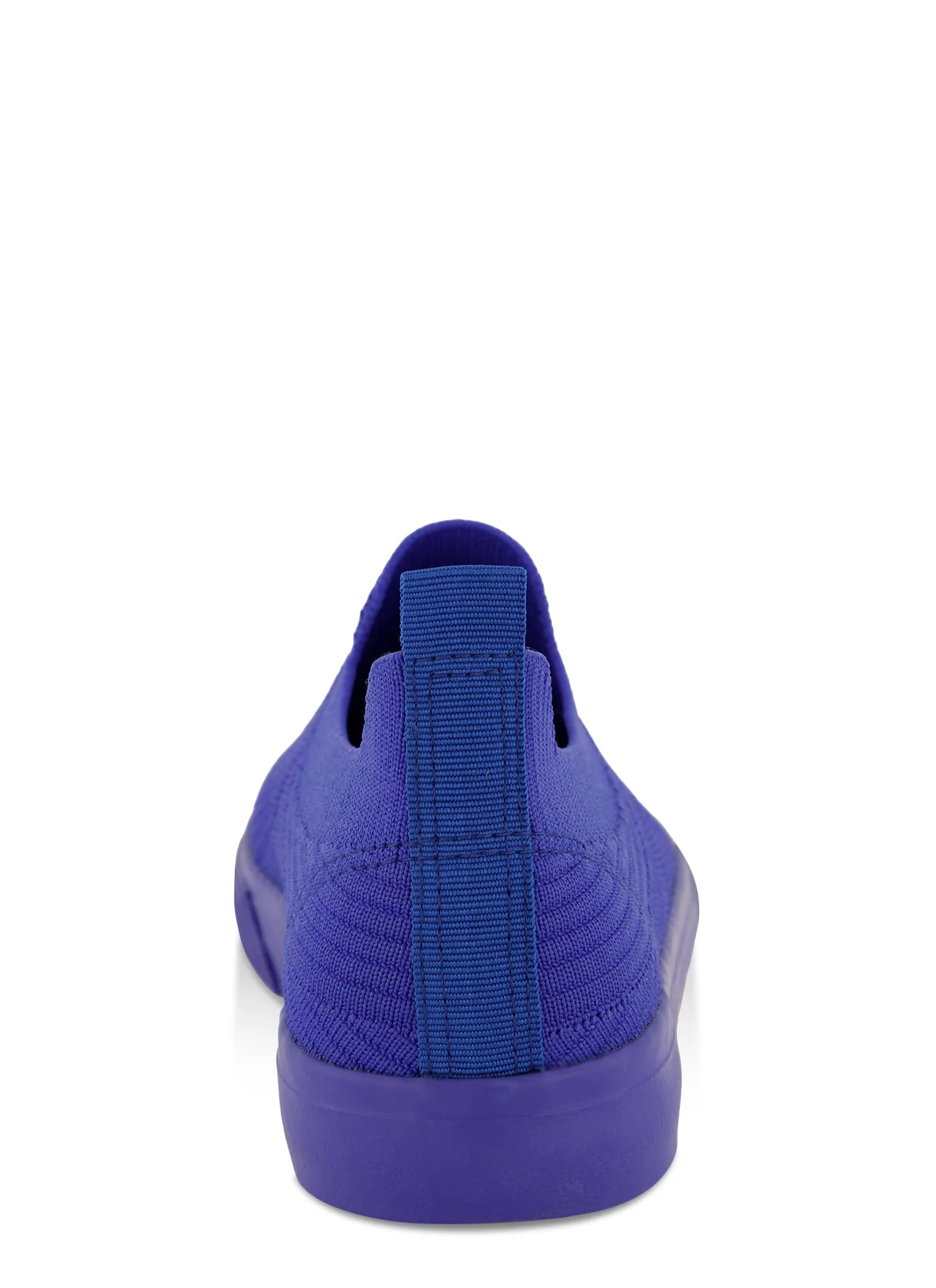 Textured Knit Low Top Slip On Sneakers