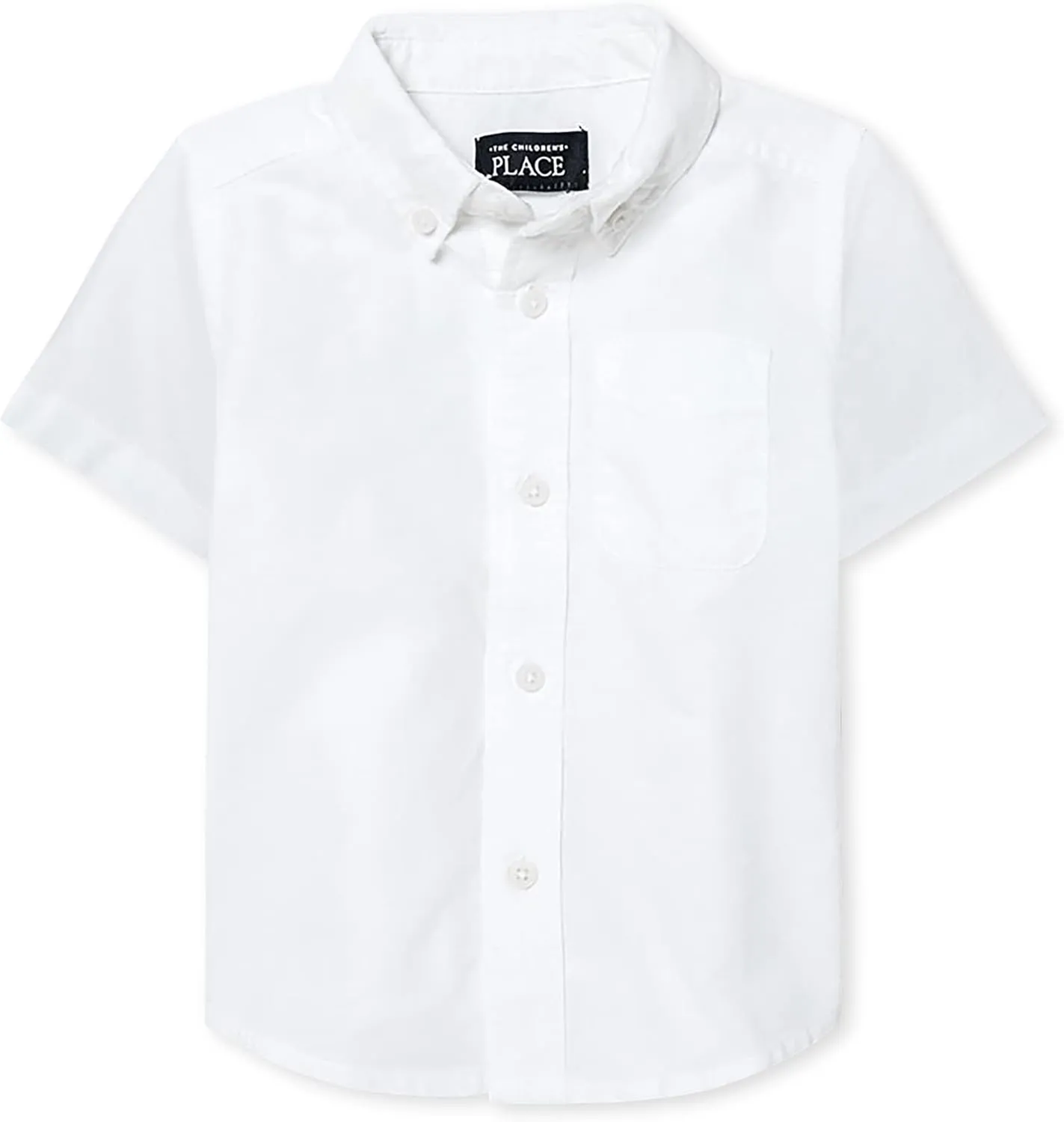 The Children's Place Baby Toddler Boys Short Sleeve Oxford Button Down Shirt