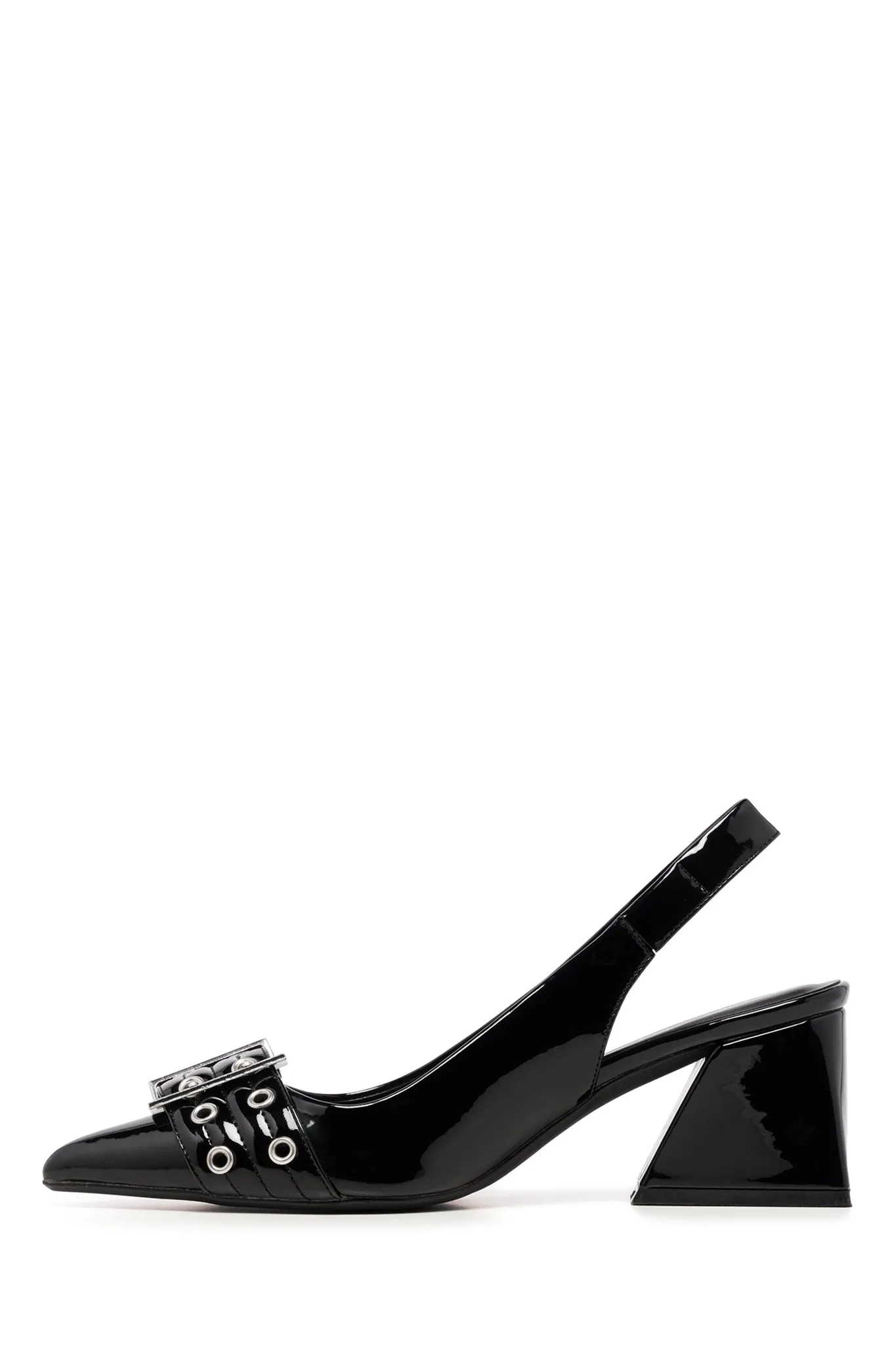 THERAPY Slay Slingback Pump Black Patent