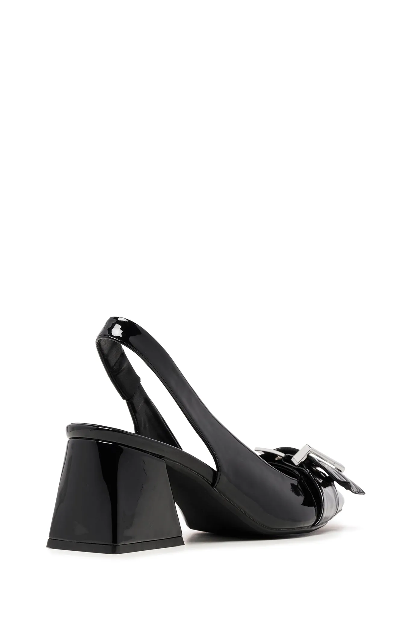THERAPY Slay Slingback Pump Black Patent