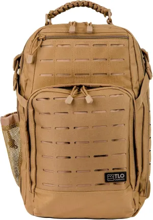 TLO Outdoors TacPack24L Tactical Backpack - Water Resistant 24 Liter Capacity Daypack, Rucksack, Gear Bag, Laptop Bag