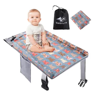 Toddler Airplane Travel Bed, Airplane Seat Extender Footrest for Kids, Portable Baby Travel Essentials for Flying, Kids Plane Bed Foot Leg Rest for Flights