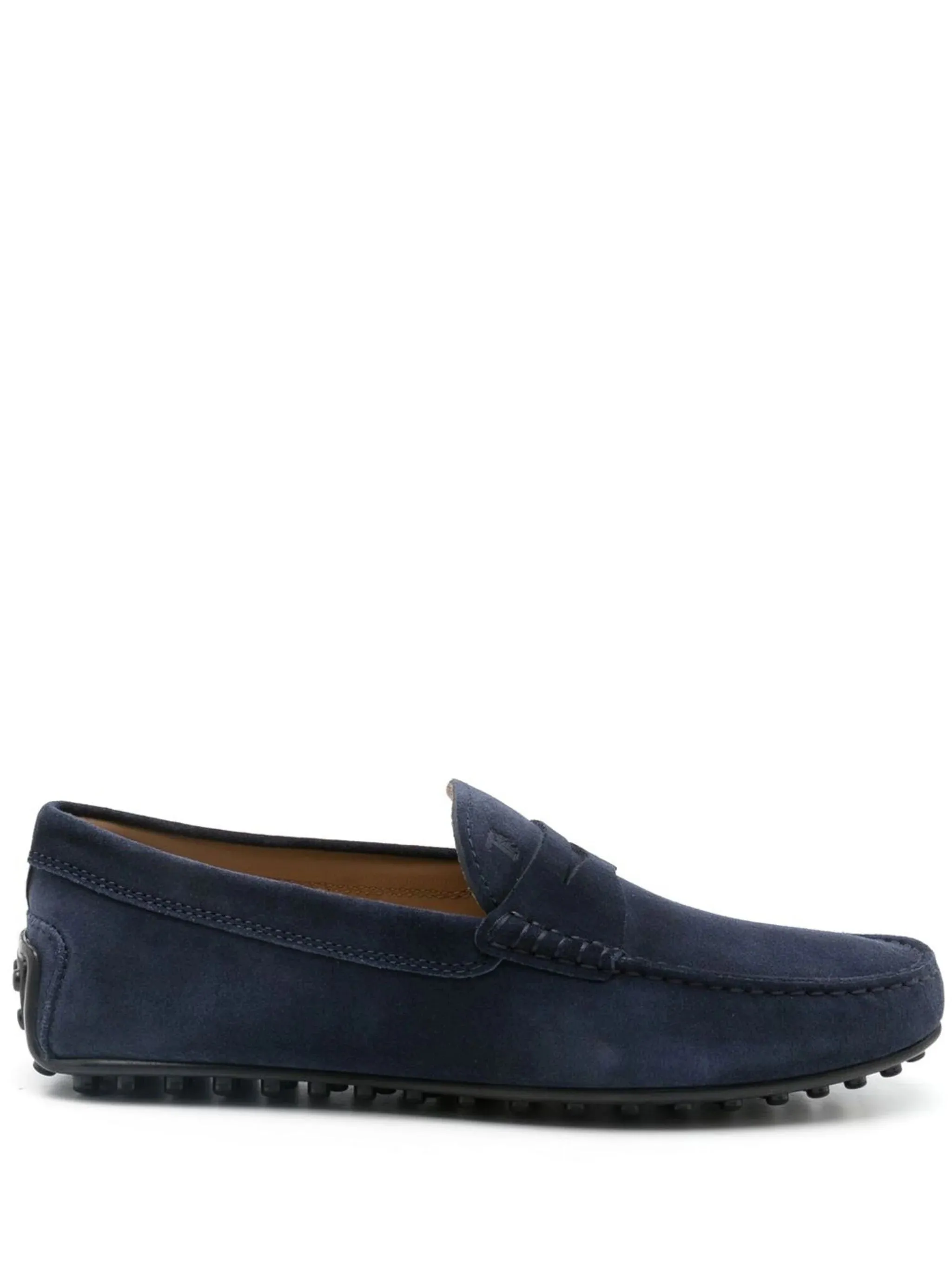 Tod's Oxford Blue Suede Slip på lägenheter